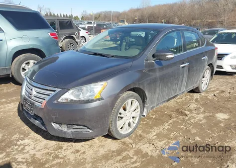 2014 Nissan Sentra Sl z USA, uszkodzony, nr VIN 3N1AB7AP4EY324524